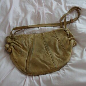 Vintage Esprit Black Canvas Messenger Bag